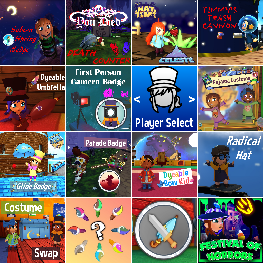 Jasmine's A Hat in Time Modding Showcase